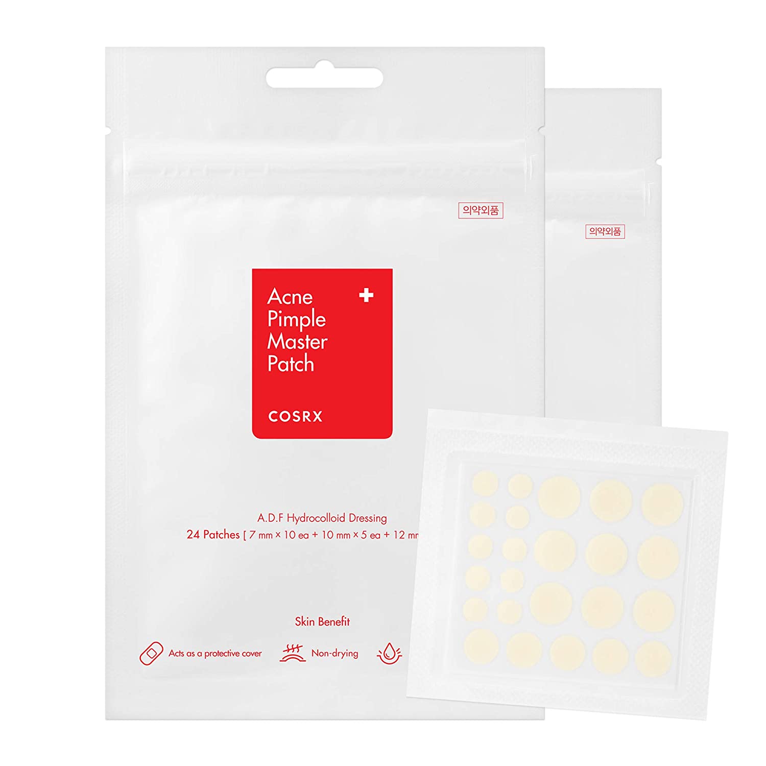 COSRX - Acne Pimple Master Patch (24 Adesivos - 3 Tamanhos)