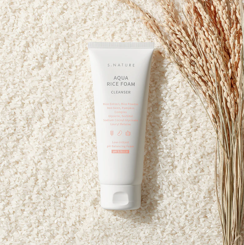 S. Nature - Aqua Rice Foam Cleanser (80ml)