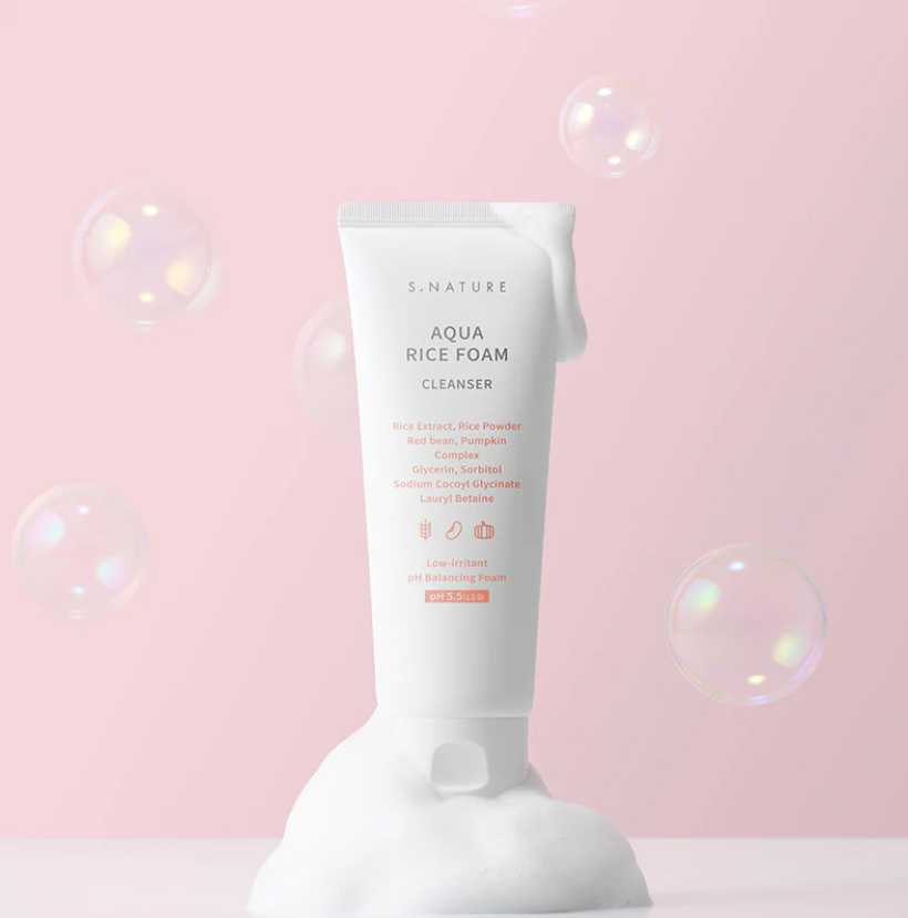 S. Nature - Aqua Rice Foam Cleanser (80ml)