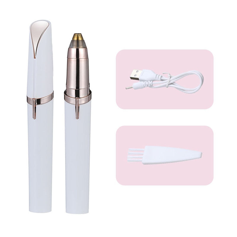 Depiladora de Vello Facial 2 en 1 Rasuradora