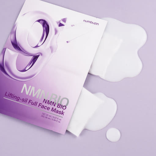Numbuzin - No.9 NMN BIO Lifting-sil Full Face Mask (4 unidades)