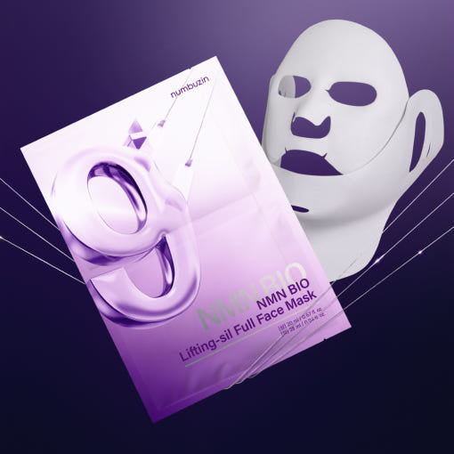 Numbuzin - No.9 NMN BIO Lifting-sil Full Face Mask (4 unidades)