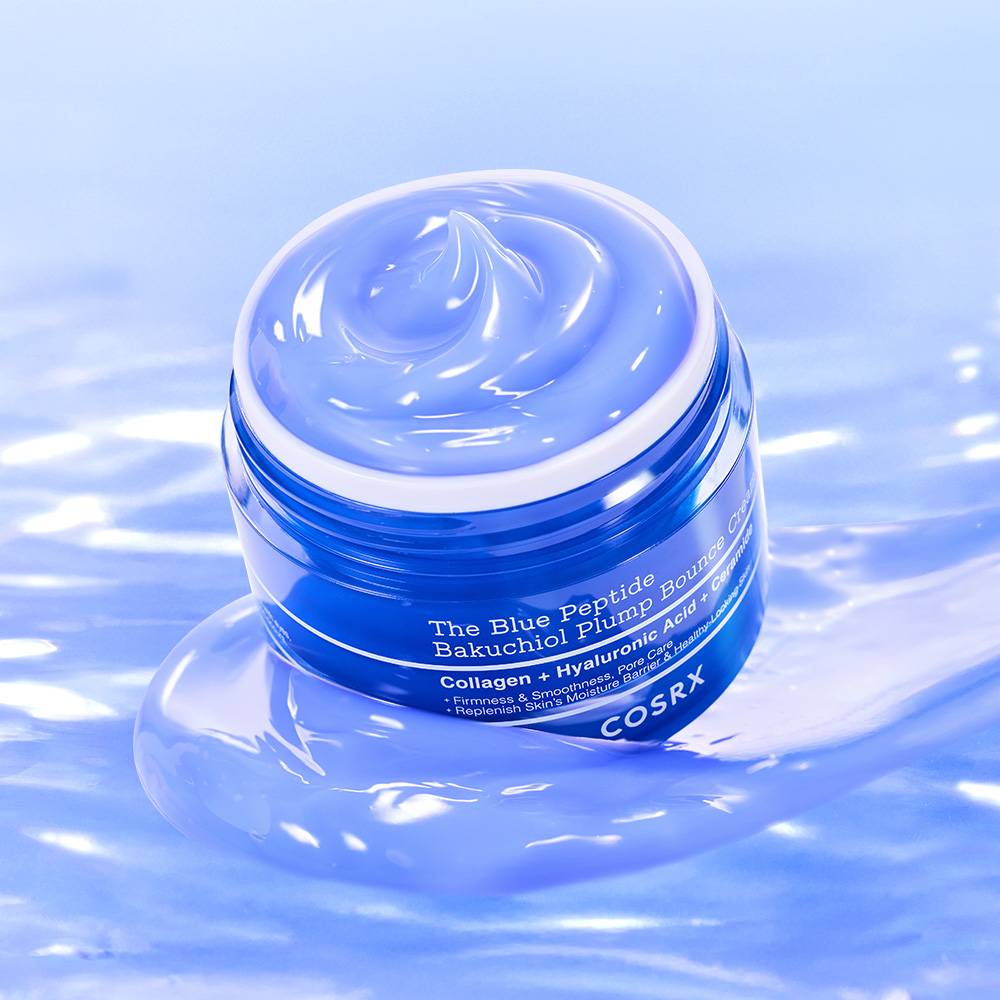 COSRX - The Blue Peptide Bakuchiol Plump Bounce Cream (50g)