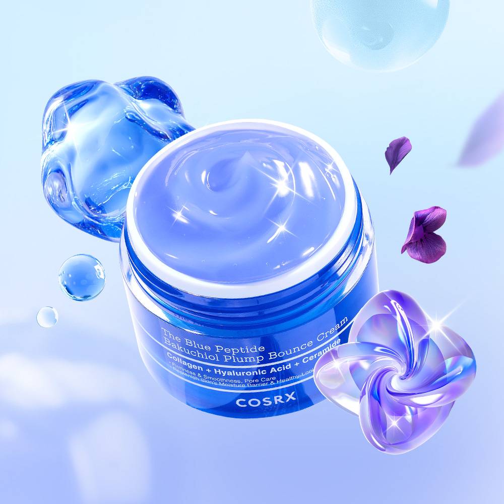 COSRX - The Blue Peptide Bakuchiol Plump Bounce Cream (50g)