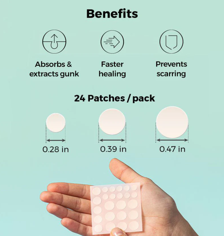 COSRX - Acne Pimple Master Patch (24 Adesivos - 3 Tamanhos)