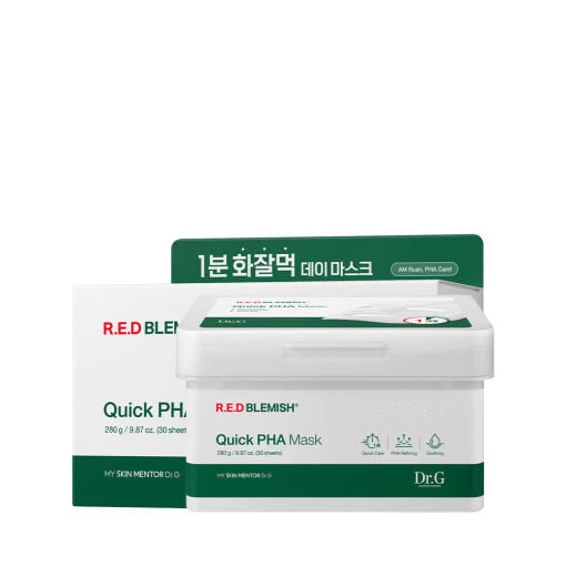 Dr.G - Red Blemish Quick PHA Mask Sheet (280g/30 folhas)