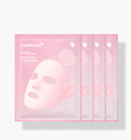 Medicube - PDRN Pink Tension Up Mask Set (34g x 4 Unidades)