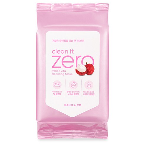 Banila Co - Clean It Zero Lychee Vita Cleansing Tissue (30 Folhas)